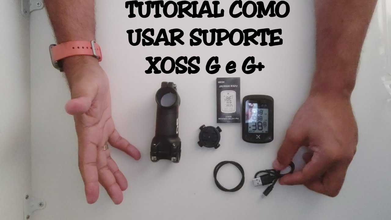 Tutorial como usar suporte Padrão Xoss G e G+