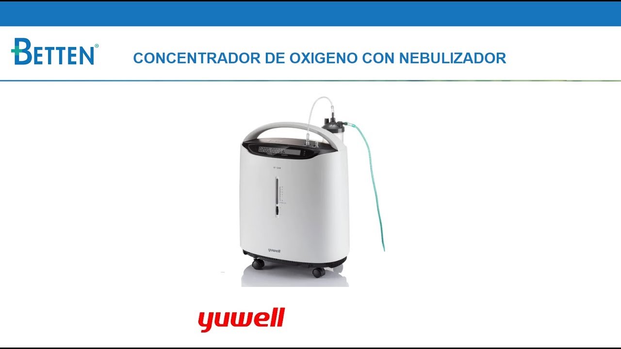 Concentrador de oxigeno con nebulizador - Yuwell Betten
