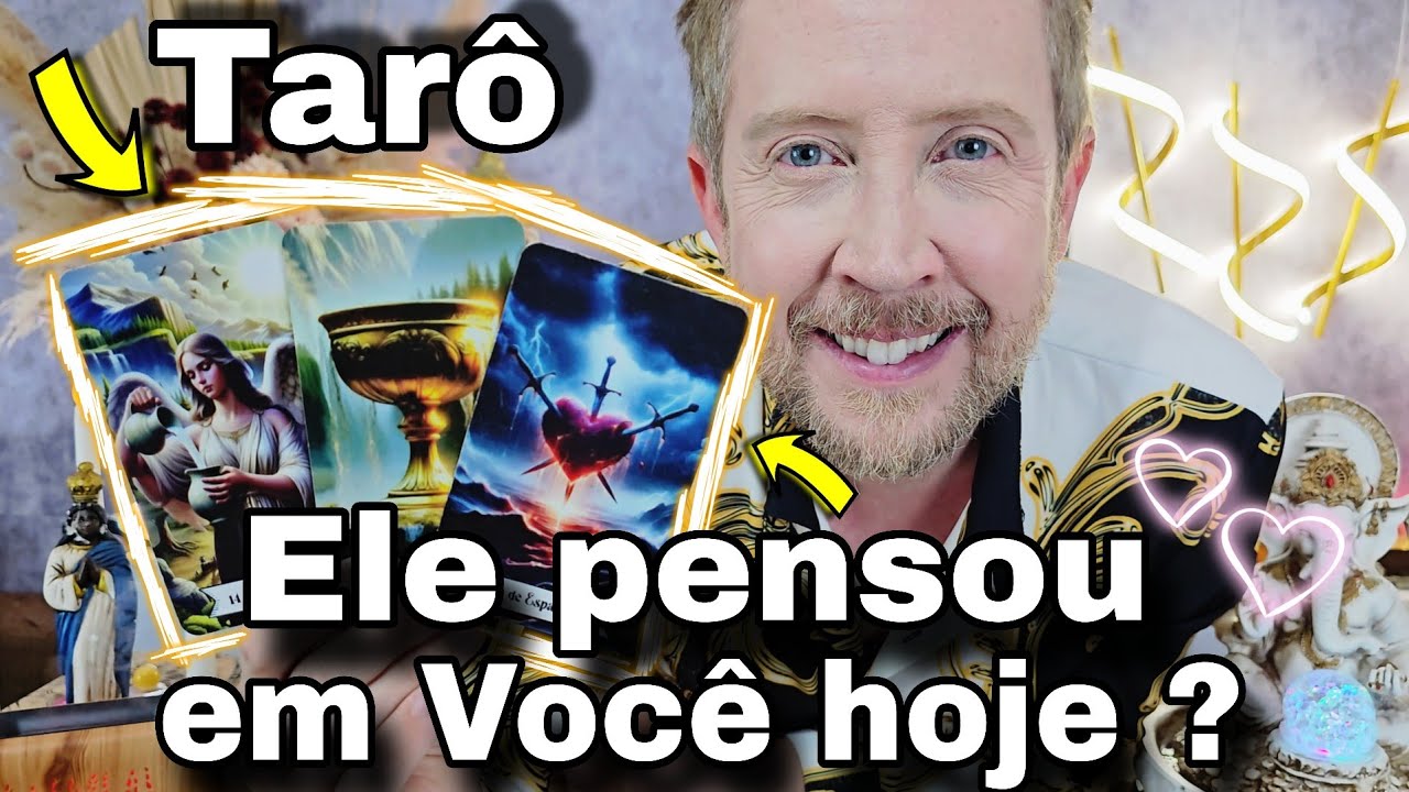 ELE PENSOU EM VOCÊ HOJE ? O QUE PENSOU ? Tarô de hoje,rei do oráculo hoje,bubatarohoje,elepensaemmim