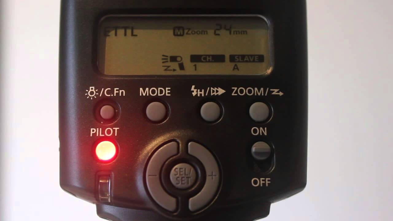 Как настроить Canon 430EX II Speedlite для беспроводного управления вспышкой