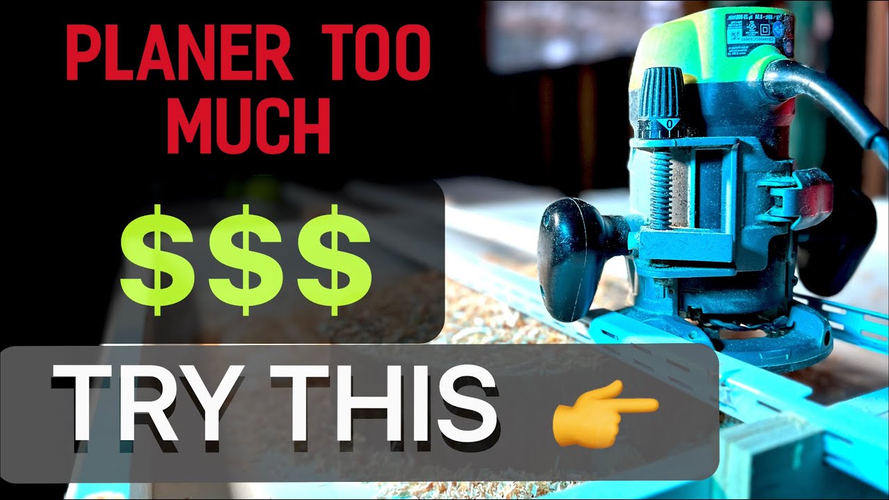 Easy Router Sled - How to flatten wood without a planer