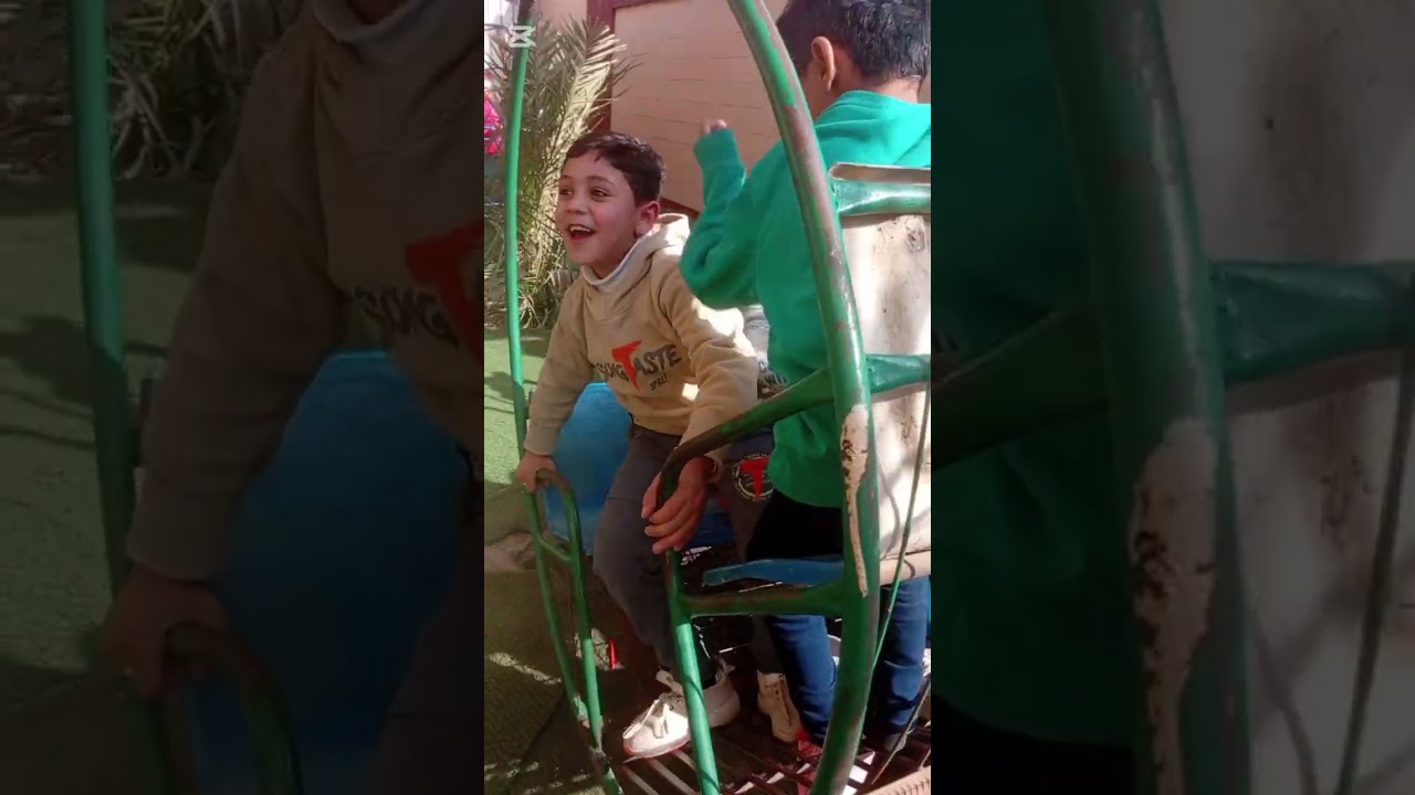 2025/1/15من الذاكره مصر مدينه اكتوبر فرحه الاولاد باللعب بعد دروس حفظ القرءان 