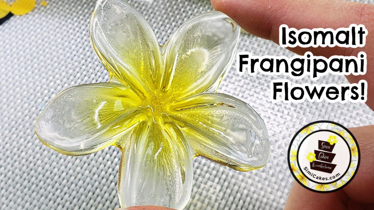 How to Make Isomalt Frangipani Flowers!