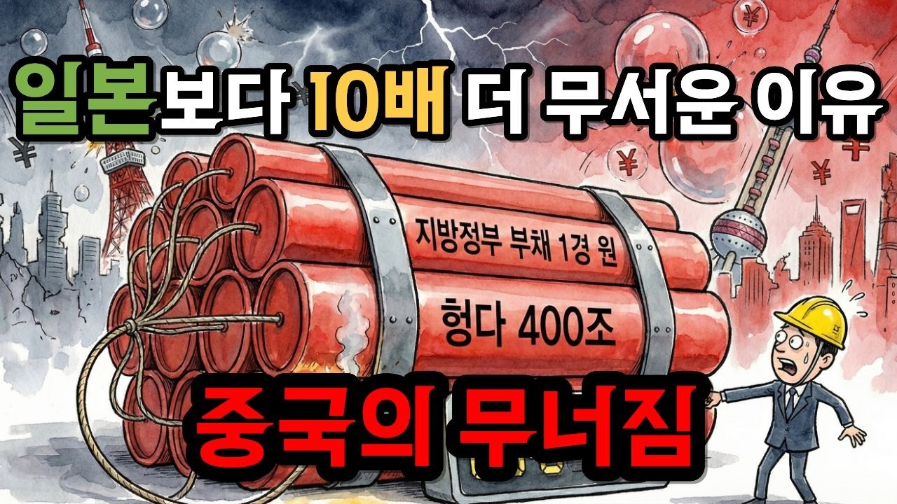 부채만 1경 원? 일본보다 10배 더 무서운 중국의 진짜 '무너짐'- 무너짐 시리즈 #8 [ AI데이터 분석]