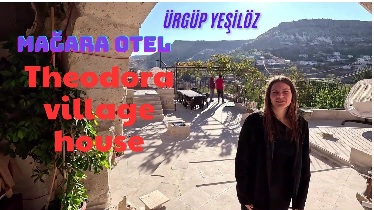 BEŞYÜZ YILLIK TARİHİN KOKUSU İLE TARİHİN HİÇ BOZULMADIĞI MAĞARA OTELDE KALDIK.THEODORE VİLLAGE HAUSE