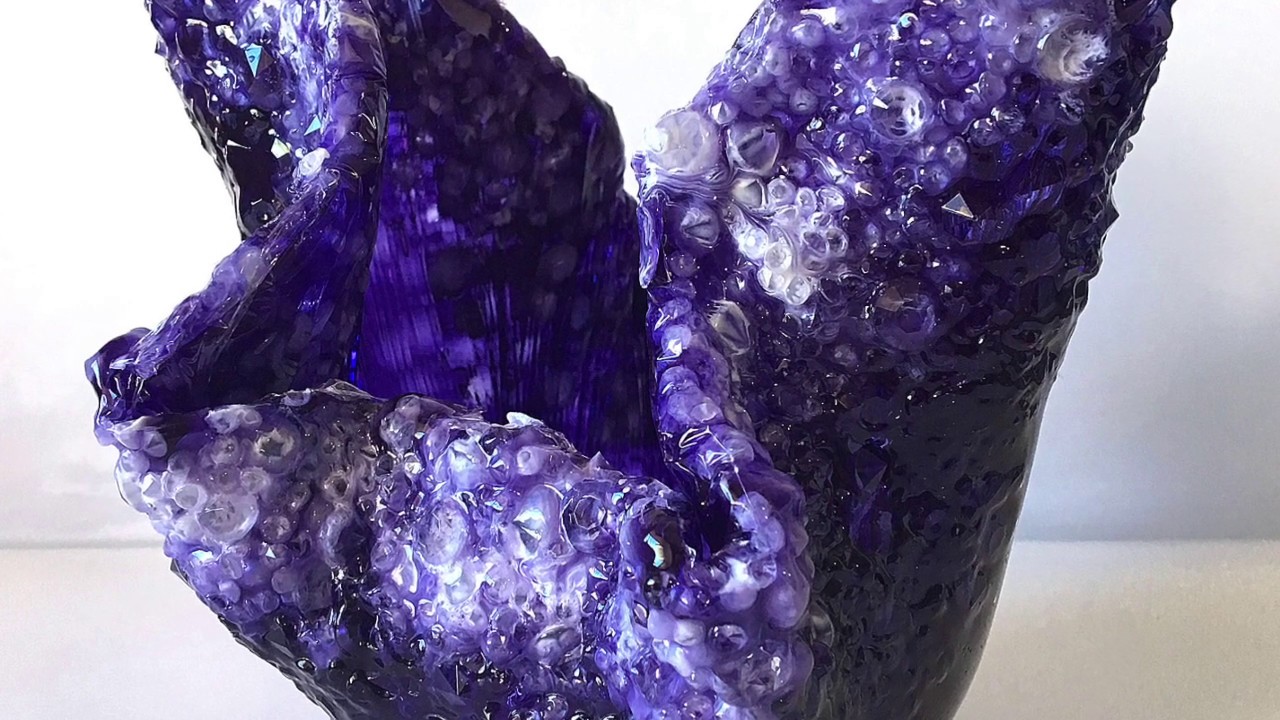 Freeform Epoxy Resin Bowl, using Rope, Plastic and a Vase.