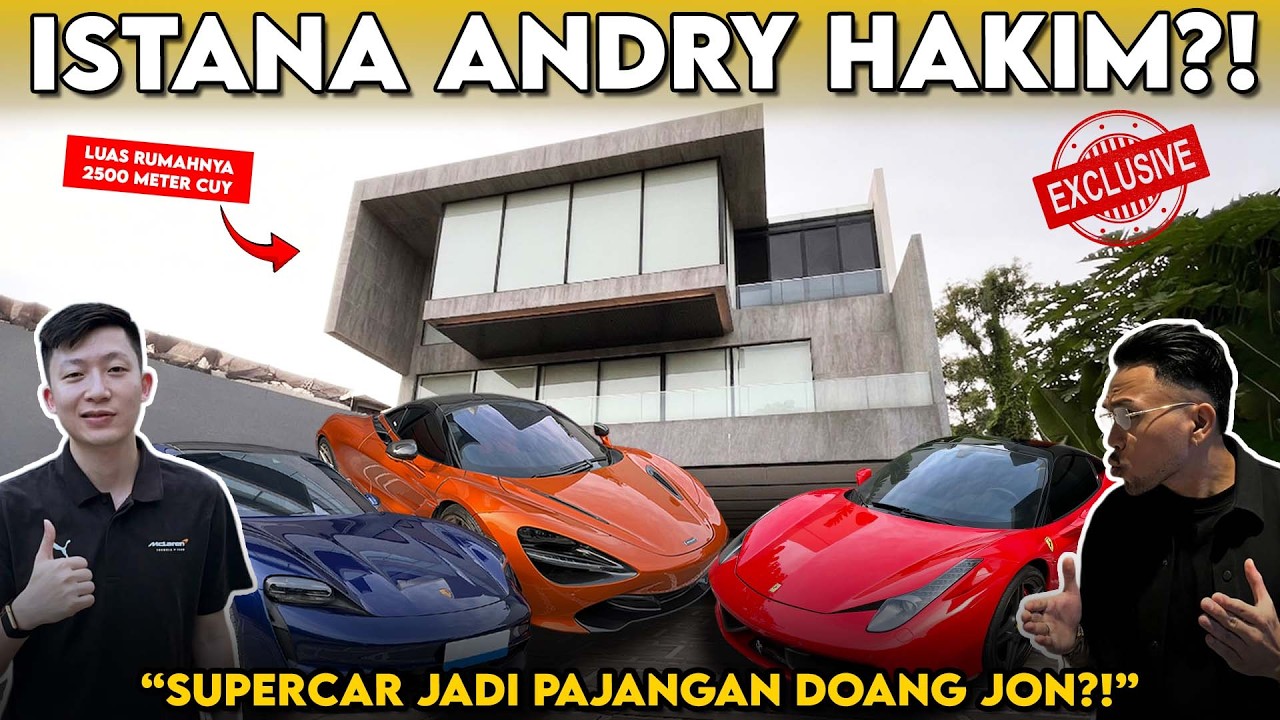 GELEDAH KOLEKSI MEWAH ANDRY HAKIM‼️ FERRARI & MCLAREN JADI PAJANGAN DOANG JON⁉️