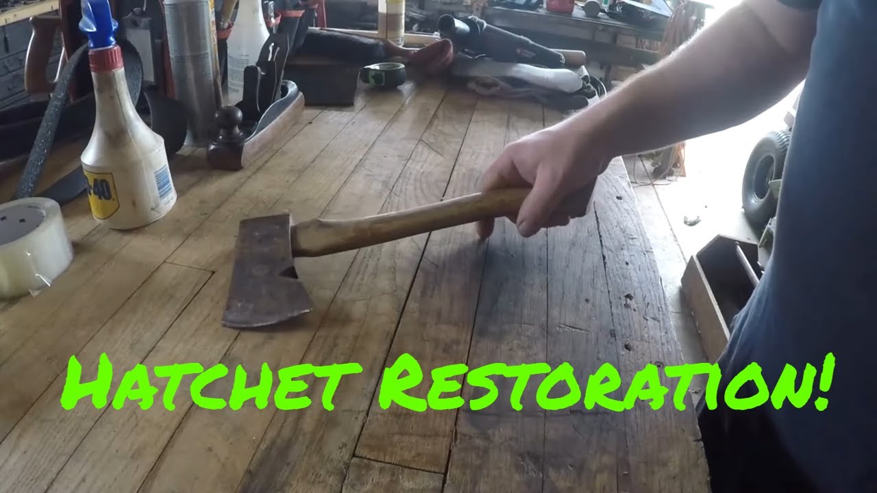 Tool Restoration! Hatchets Reborn! With Leather.