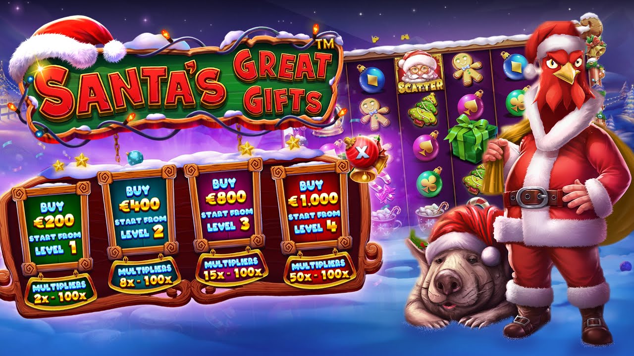 MAX Trigger! All Bonus Buys On Santa's Great Gifts - Up to &euro;1000 BUY!