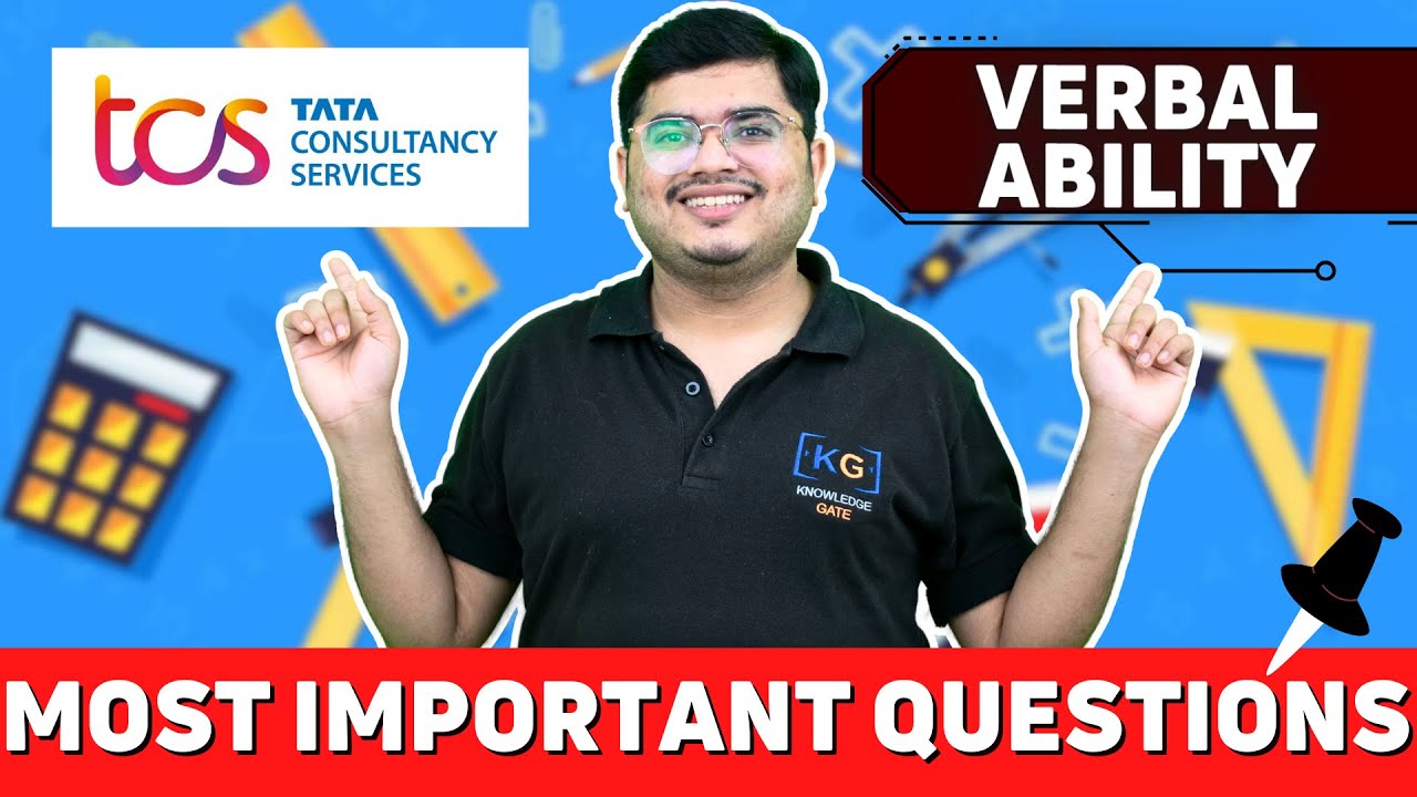 TCS NQT Verbal Ability Questions 2025 | TCS NQT Verbal Ability Preparation | TCS NQT Preparation
