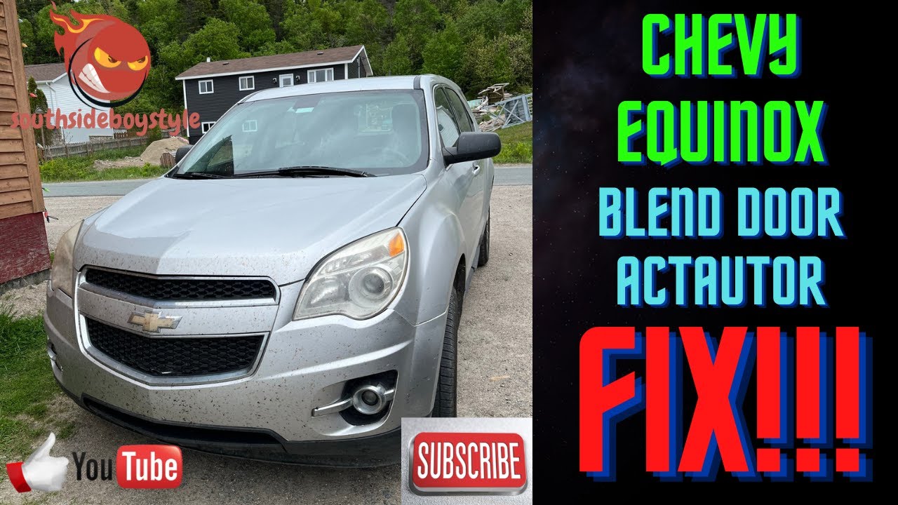 Ремонт застрявшего обогревателя Chevy Equinox (привод заслонки смешивания)