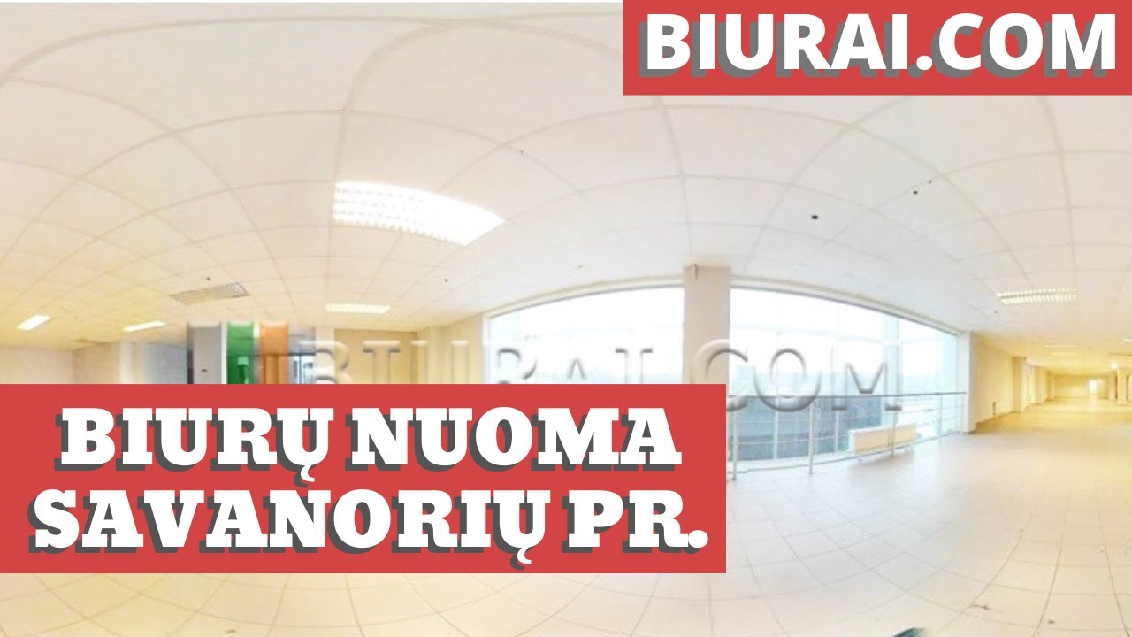 Didelių plotų ofisų nuoma verslo centruose Vilniuje. NT komercinė nuoma Vilnius