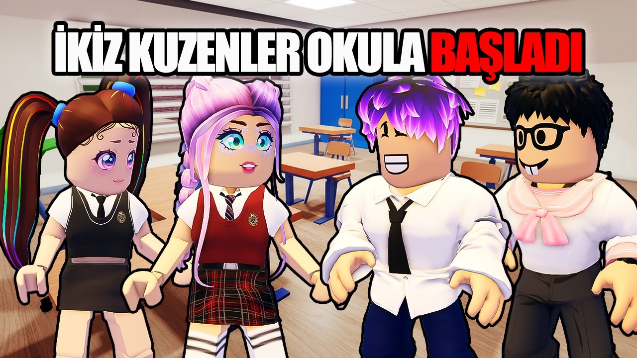 👉Mini Dizi: İkiz Kuzenler Okula Başladı..😨 - 12. Bölüm OKUL!😲