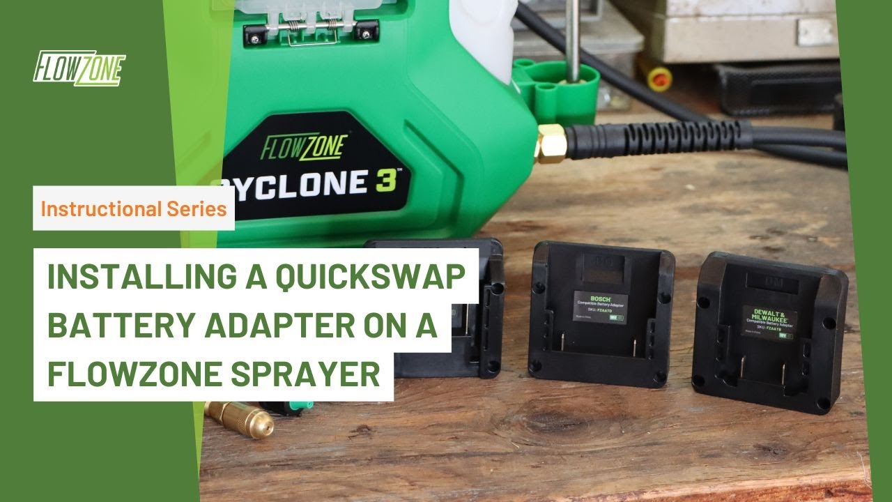 How To: Install The QuickSwap Adapter On A FlowZone Sprayer | FZ Instructional Series