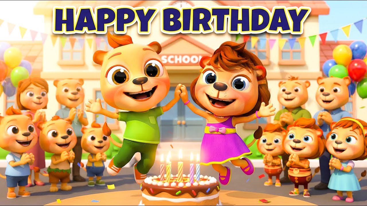 NEW!🔥 Best Birthday Ever | Sara & the Lion | Leo Familykids songs | Leo Family 