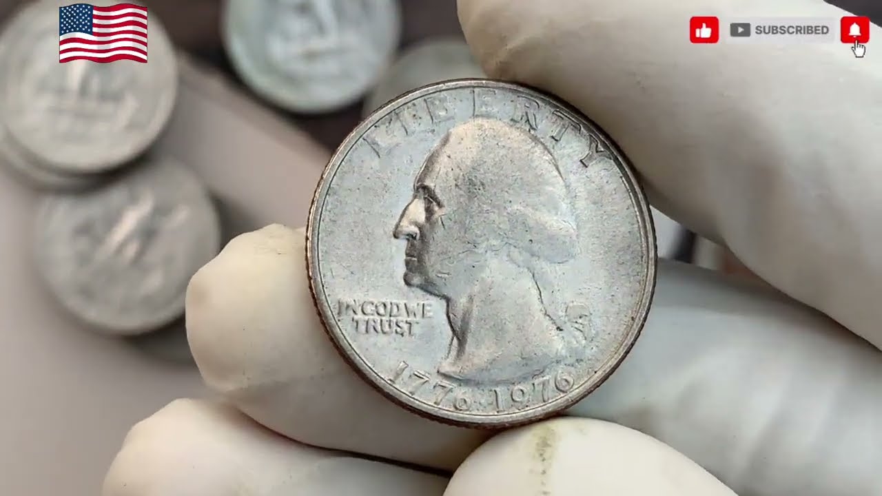 ¿Tienes este cuarto de dólar  Podría ser un tesoro escondido 💰🪙