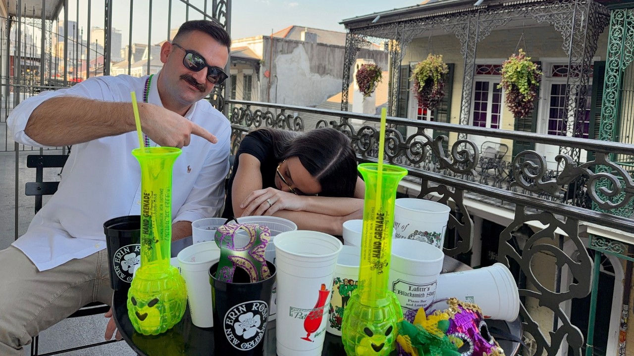 Our First Time in NEW ORLEANS (24 hours on bourbon street)