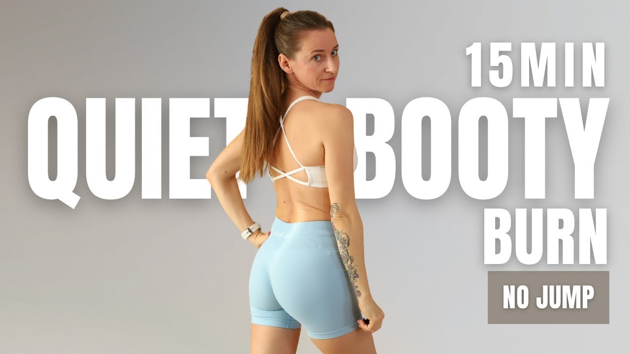 🍑 15 min Quiet Booty Burn Workout No Jump · All Standing · RnB Flow