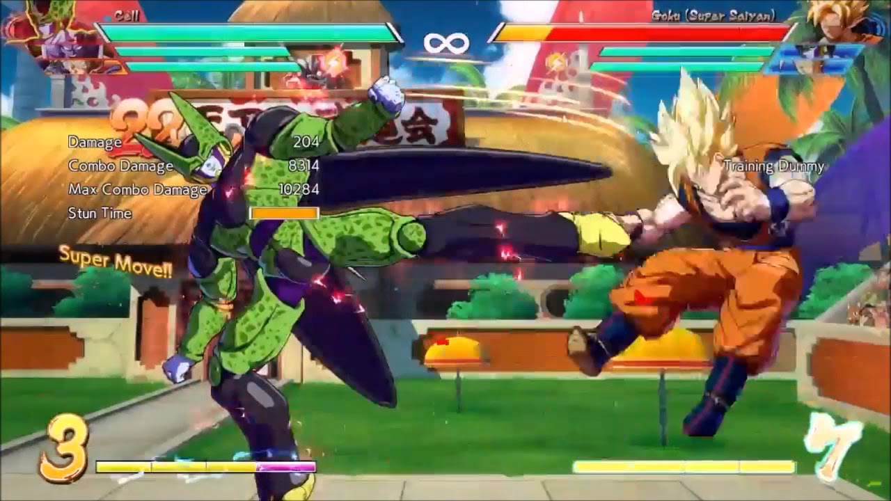 Dragonball Fighterz Cell combo video part 2...TOD combos wacky crazy