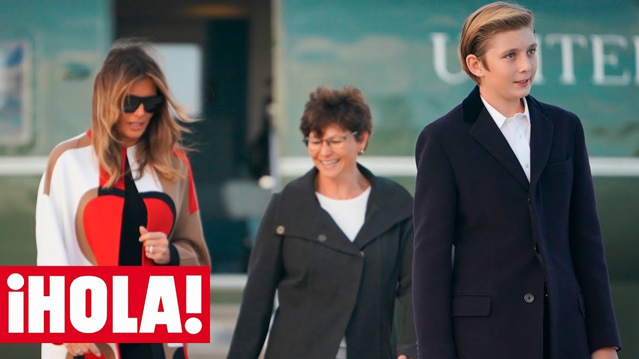 Barron Trump da el 'estirón' en el último año