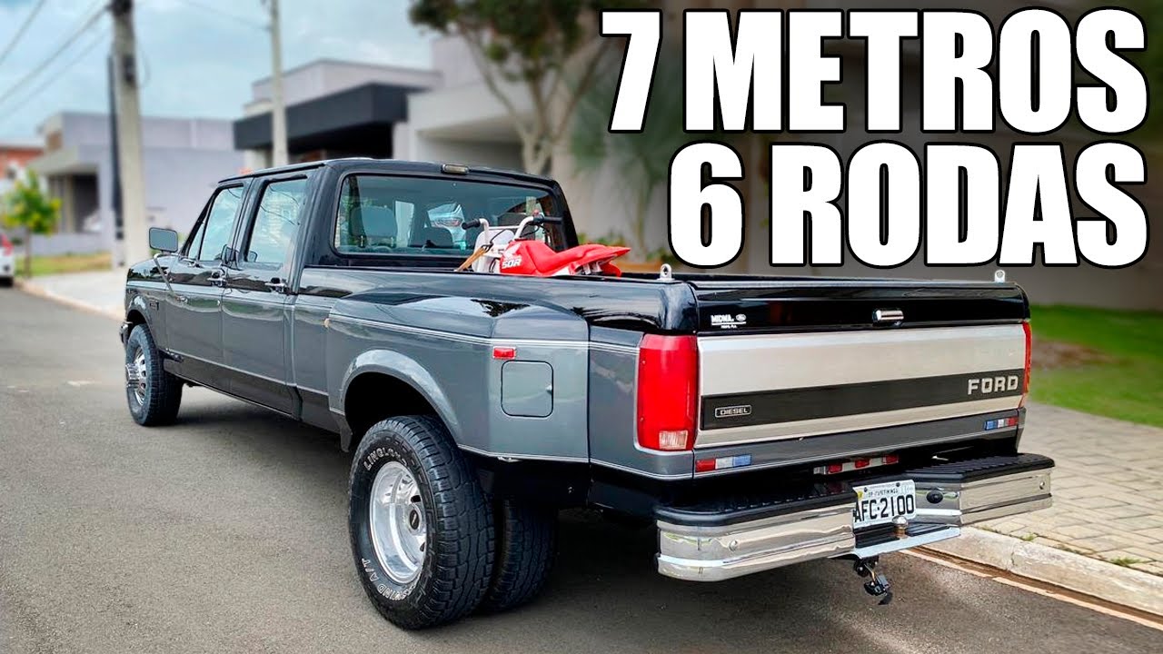 DIRIGI UMA FORD F-350 DUALLY V8 DIESEL RARÍSSIMA NO BRASIL!!!