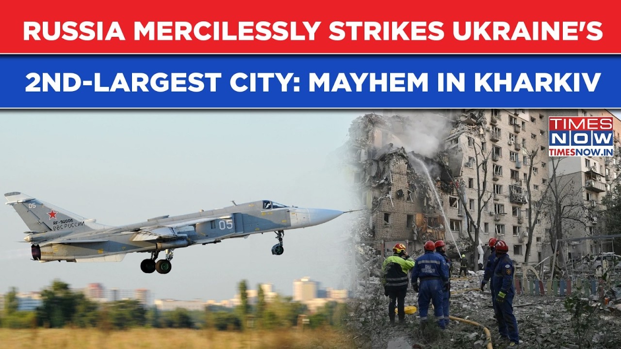 Russia Strikes Kharkiv: Ukraine's 2nd-Largest City Reels From Deadly Drone Attacks, Putin Ups Stakes
