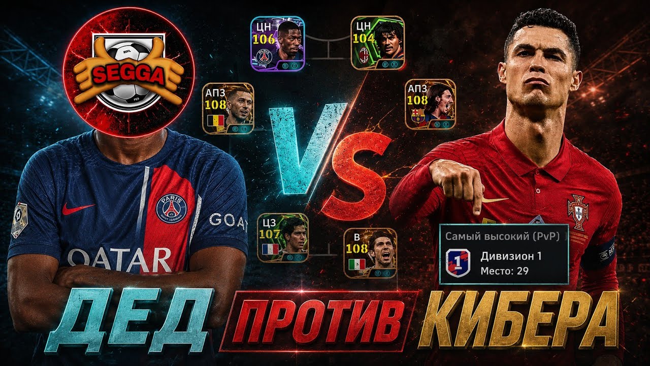 🔥 ПОПАЛ НА ТОП КИБЕРА В ДИВИЗИОНАХ eFootball mobile 2026
