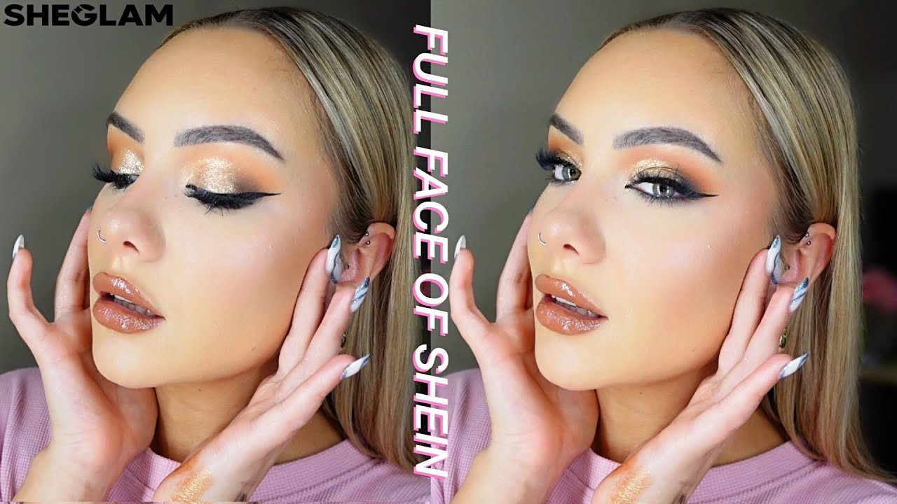 FULL FACE OF SHEIN MAKEUP (FULL GLAM 59€ EEST)