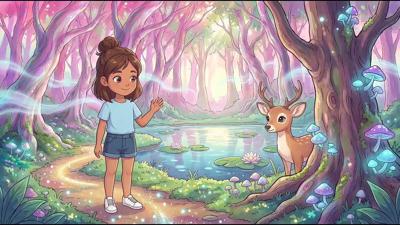 Enchanted Forest Walk - Interactive Kids Video