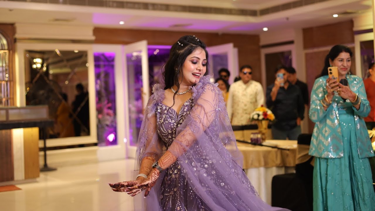 engagement solo bride entry for groom, bride entry with dance, #wedding #engagementdance