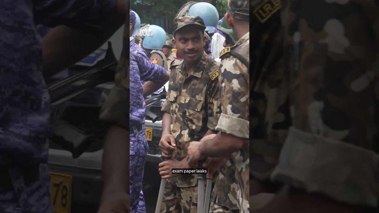 Student protesters caned by police in India | ABC NEWS