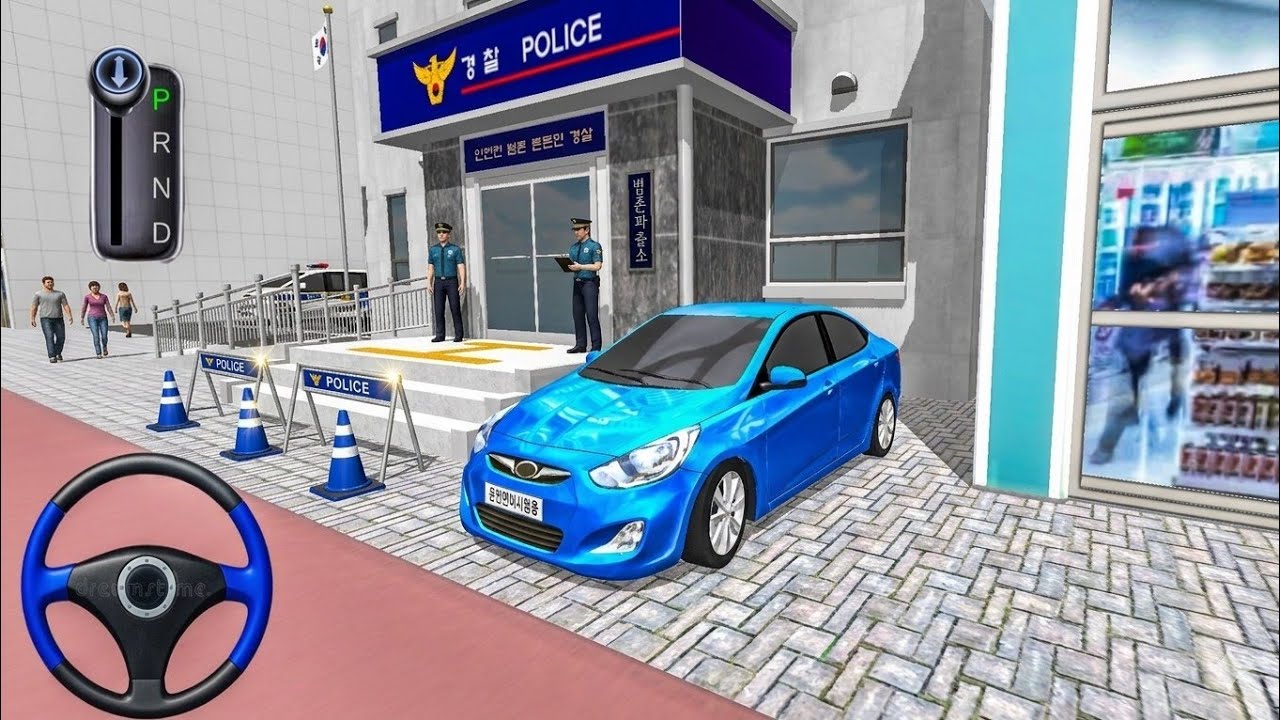 New Hyundai solaris Auto simulator for parking police station#2–3d driving class gameplay 2026#cars 
