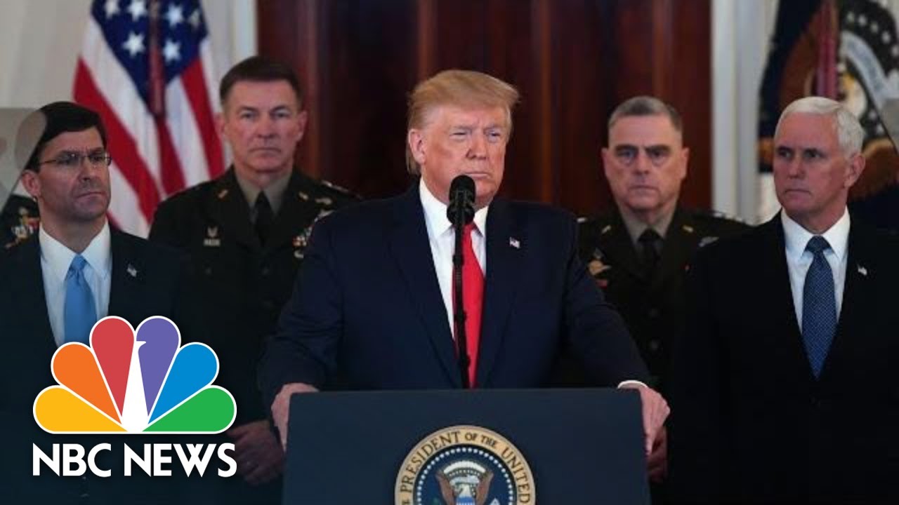 Full Remarks: Trump Speaks After Iran Launches Missiles At U.S. Forces In Iraq | NBC News