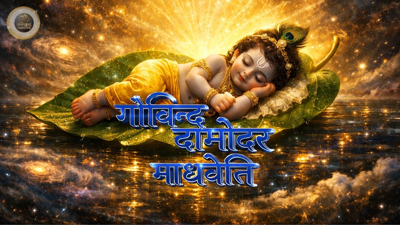 गोविन्द दामोदर माधवेति | Govinda Damodara Stotram | Krishna Bhajan #bhakti #krishna #krishnabhajan
