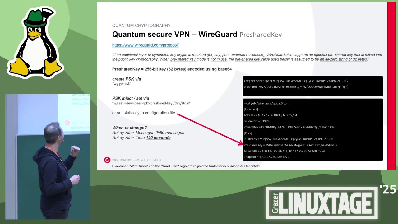 Grazer Linuxtage 2025 - Quantenkryptographie auf Open Source Basis