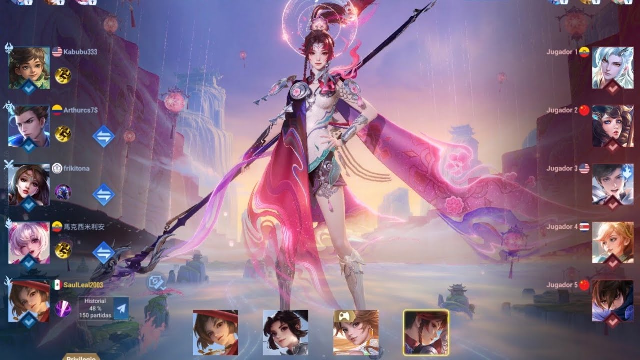 Partida con Ying ( La lanza del bien ) RANKED configuración de Ying en el video 