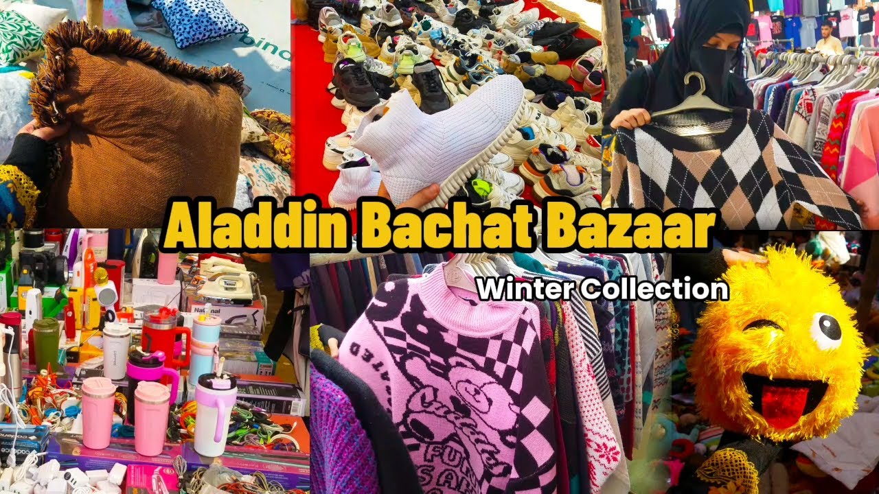Aladdin Bachat Bazaar | Budh Bazar Winter Collections| Sweat Shirts, Bags, Makeup | Life With Simral