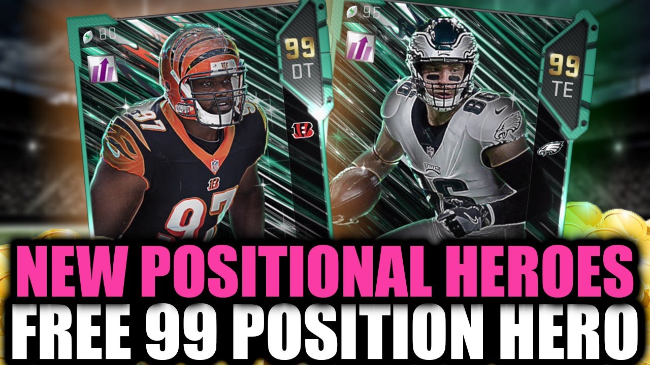 FREE 99 POSITIONAL HERO SET! NEW POSITIONAL HERO'S! | MADDEN 19 ULTIMATE TEAM