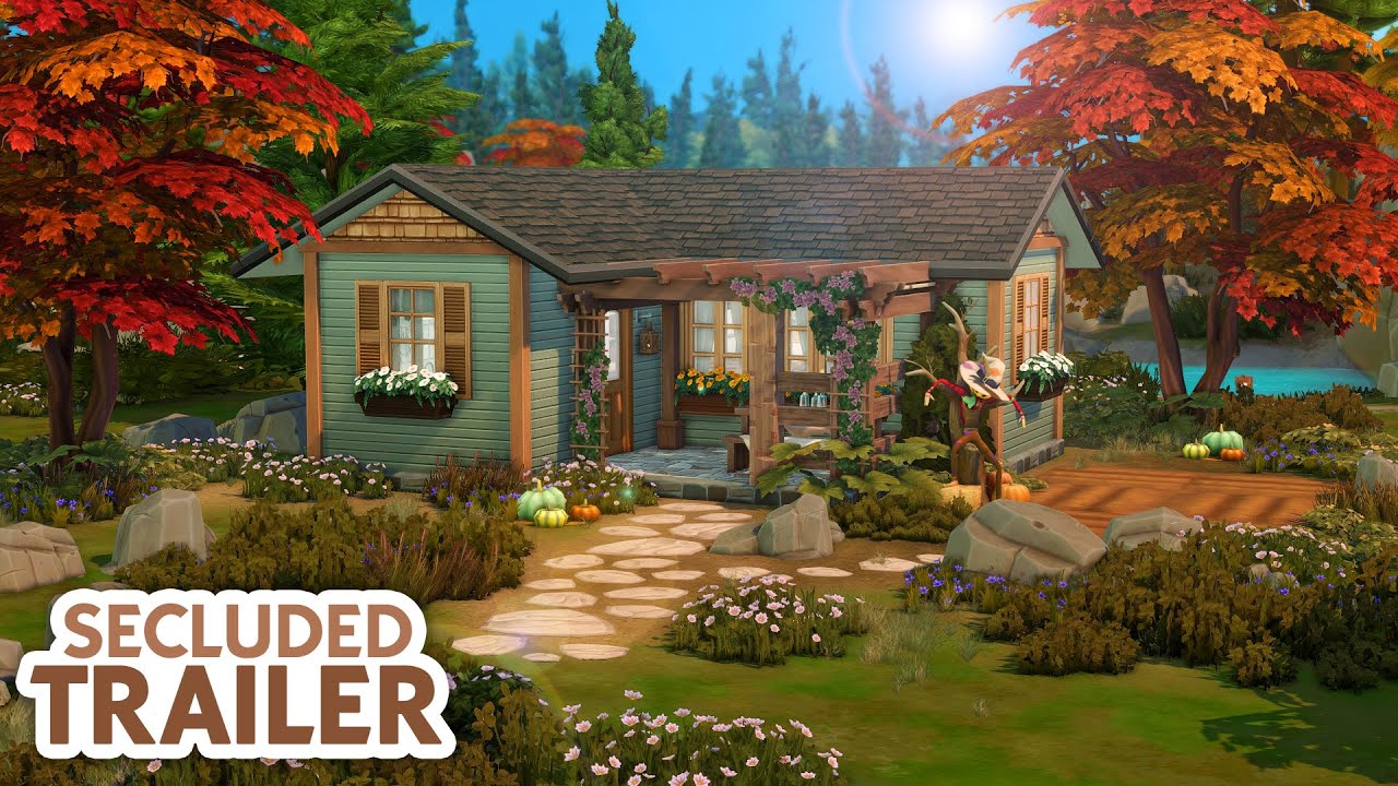 Secluded Fall Trailer 🍂 // The Sims 4 Speed Build