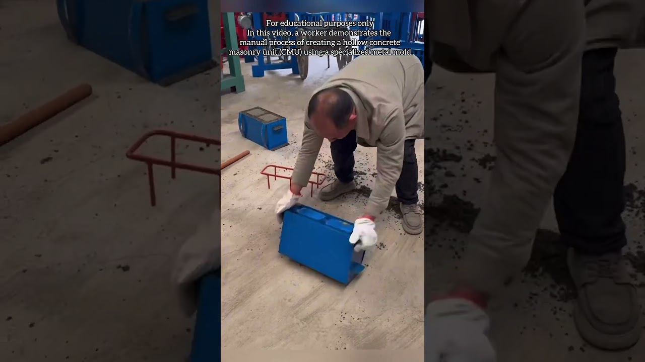 The Art of Precision: Hand-Crafting Concrete Blocks