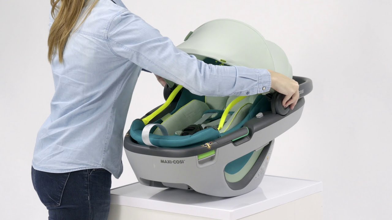 Maxi-Cosi Coral | How to remove, wash and re-install the cover