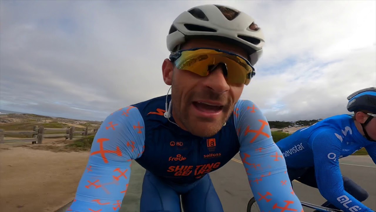 E’s Vlog! Sprinting a Movistar climber!