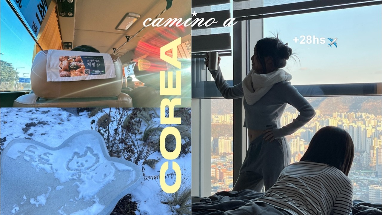 de argentina a seúl ☁️ + escalas...