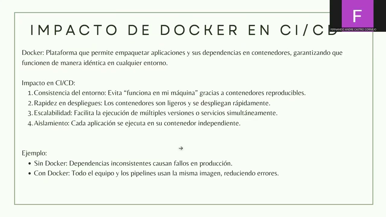 Fernando Castro  Diapositivas ci/cd