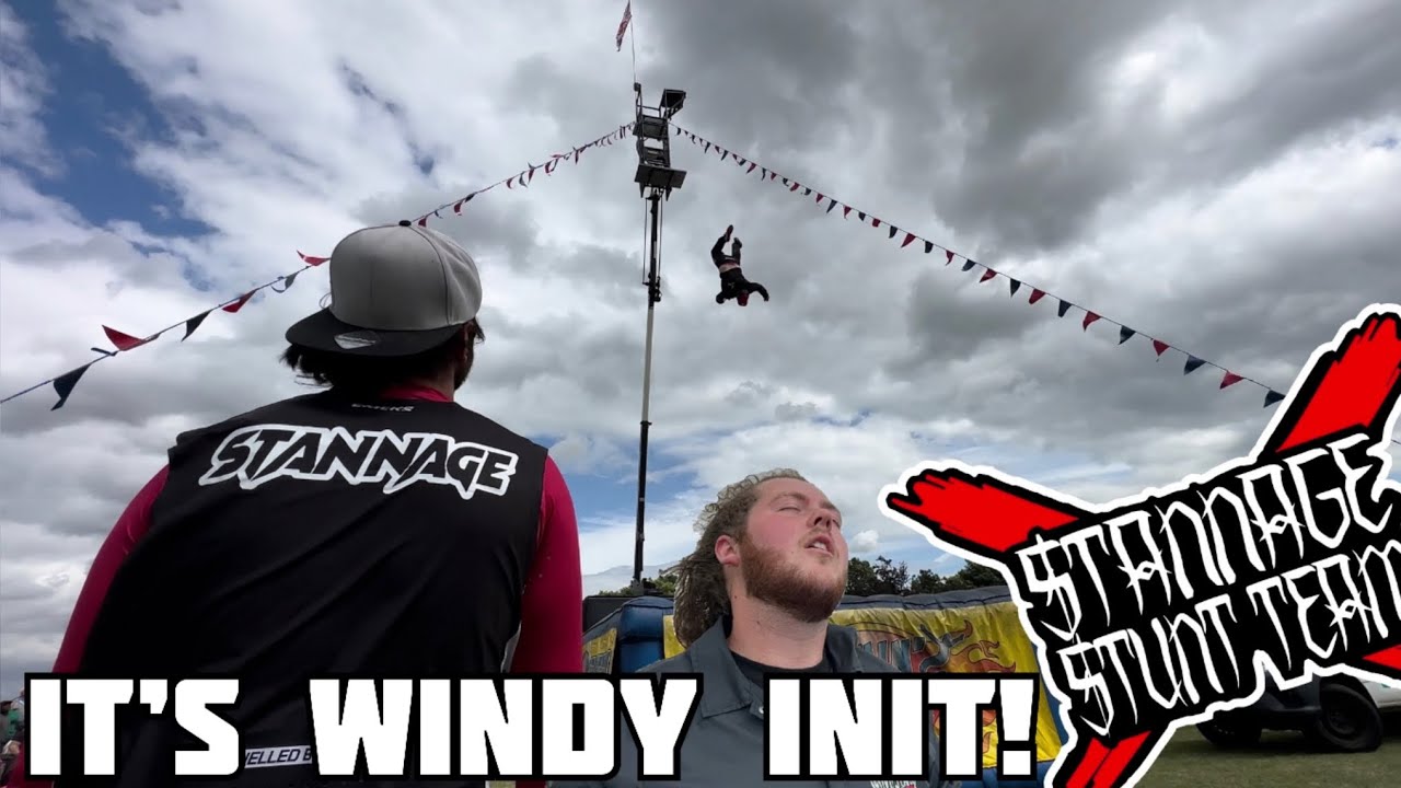 It’s windy init! South Normanton & Winterton | Stannage Stunt Team vlogs