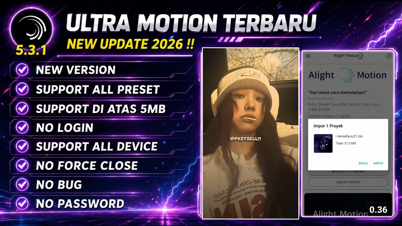 NEW UPDATE‼️AM MOD TERBARU 2026 | | ULTRA MOTION SUPPORT PRESET 5MB NO PASSWORD 🔥🔥🔥🔥