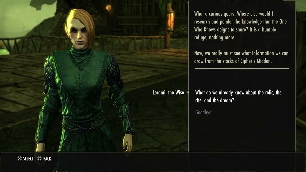 A HIDDEN FATE (main story quest) Apocrypha - ESO