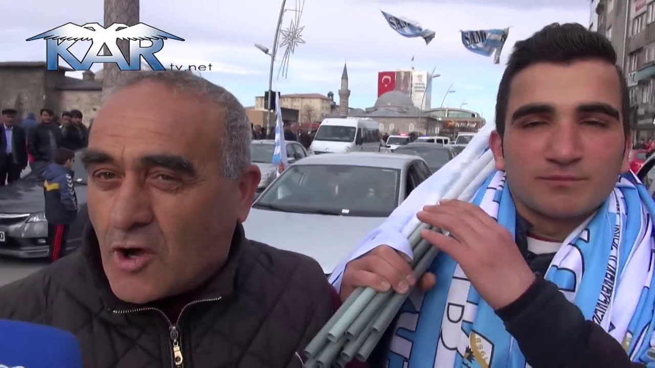 Erzurumspor Şampiyon olunca dadaşlar karnaval yaşadılar