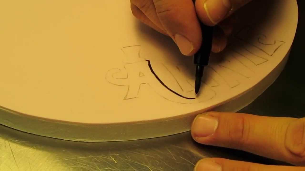 How To Add Creative Font To A Cake Board: The Krazy Kool Cakes Way!