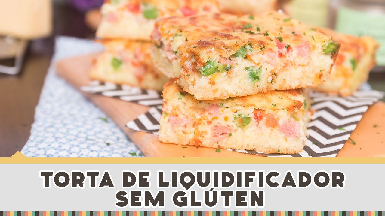 TORTA DE LIQUIDIFICADOR FÁCIL SEM GLÚTEN - Receitas de Minuto #252